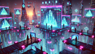Floating Blockchain Metropolis of Trading